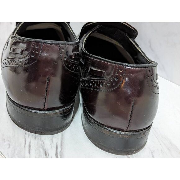 Dexter Men's Brown Leather Tasseled Loafer Size 9.5N - Picture 5 of 7